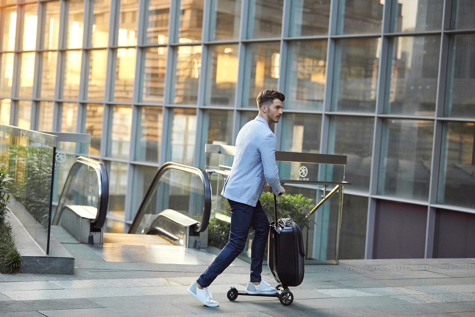 patinete y maleta Micro Luggage 3.0