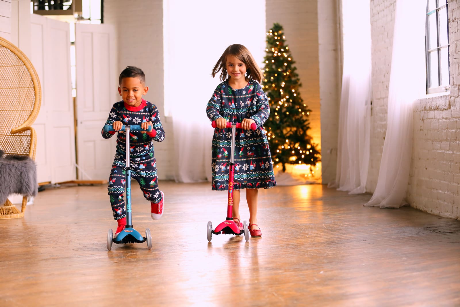 patinetes micro en invierno